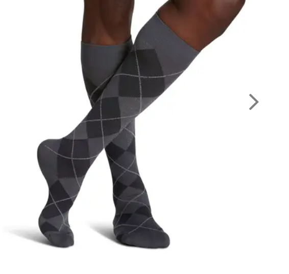 Graphite Argyle — Length B